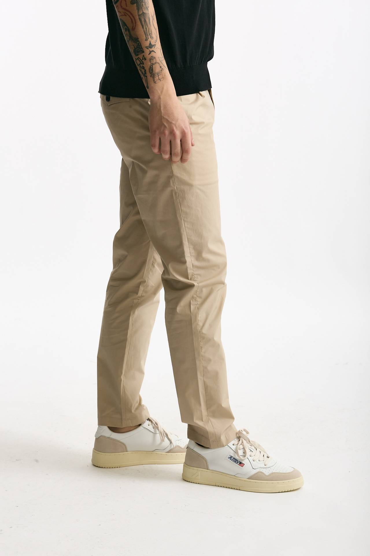 Pantalone PRINCE PENCES in cotone stretch beige men Department five - 1