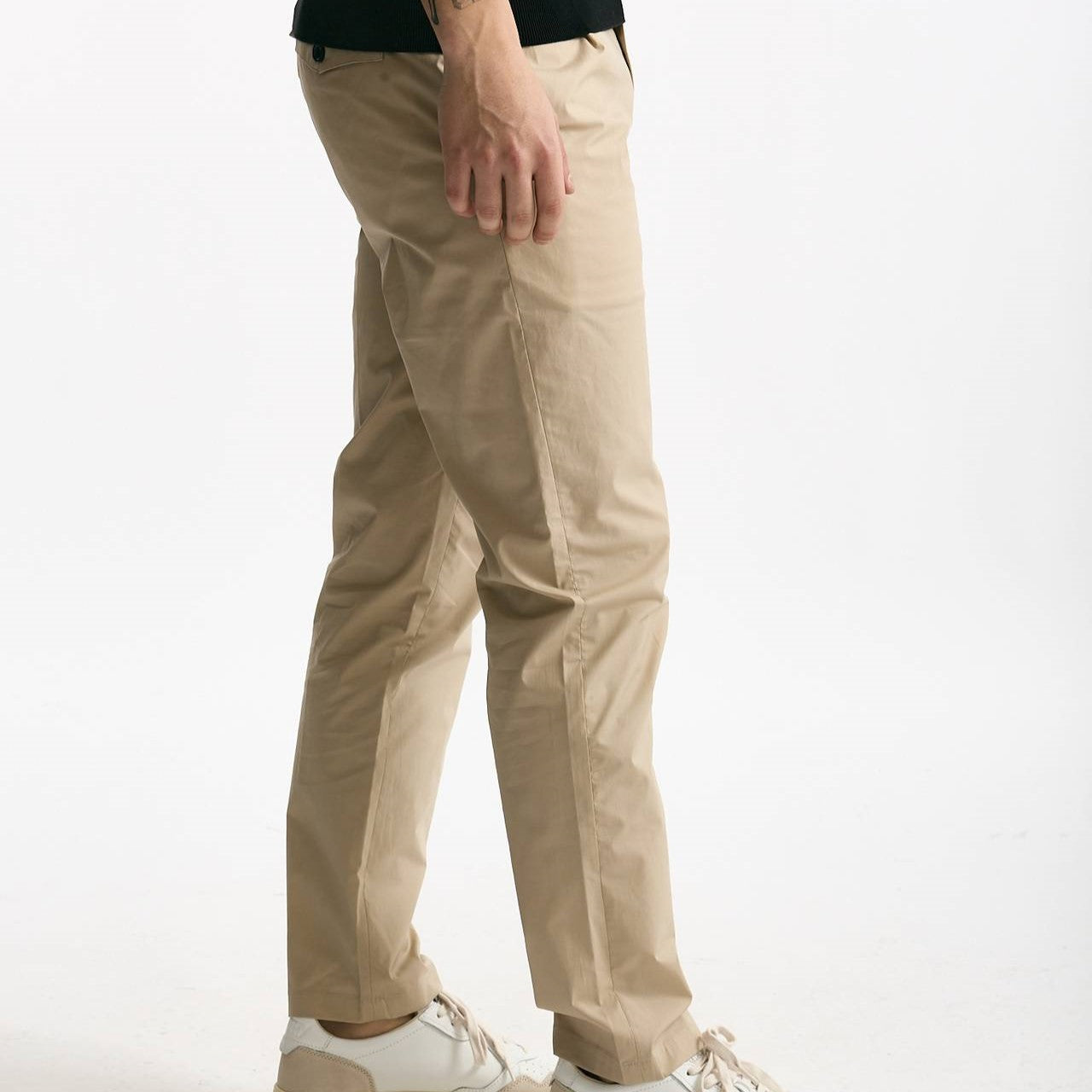 Pantalone PRINCE PENCES in cotone stretch beige men Department five - 8