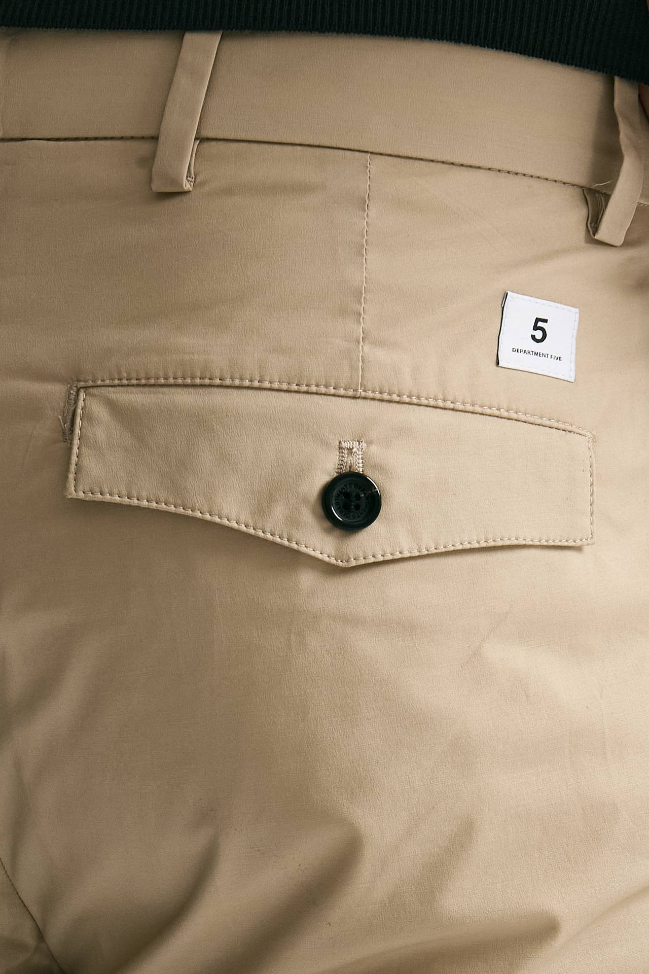 Pantalone PRINCE PENCES in cotone stretch beige men Department five - 7