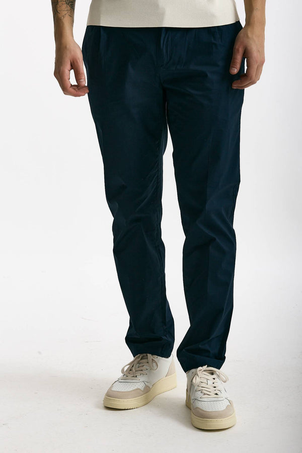 Pantalone PRINCE PENCES in cotone stretch blu men Department five