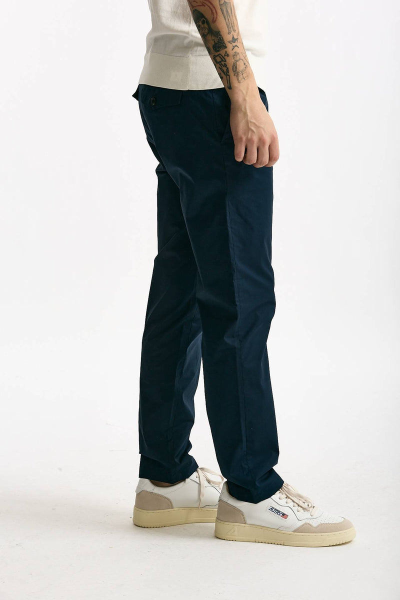Pantalone PRINCE PENCES in cotone stretch blu men Department five - 1