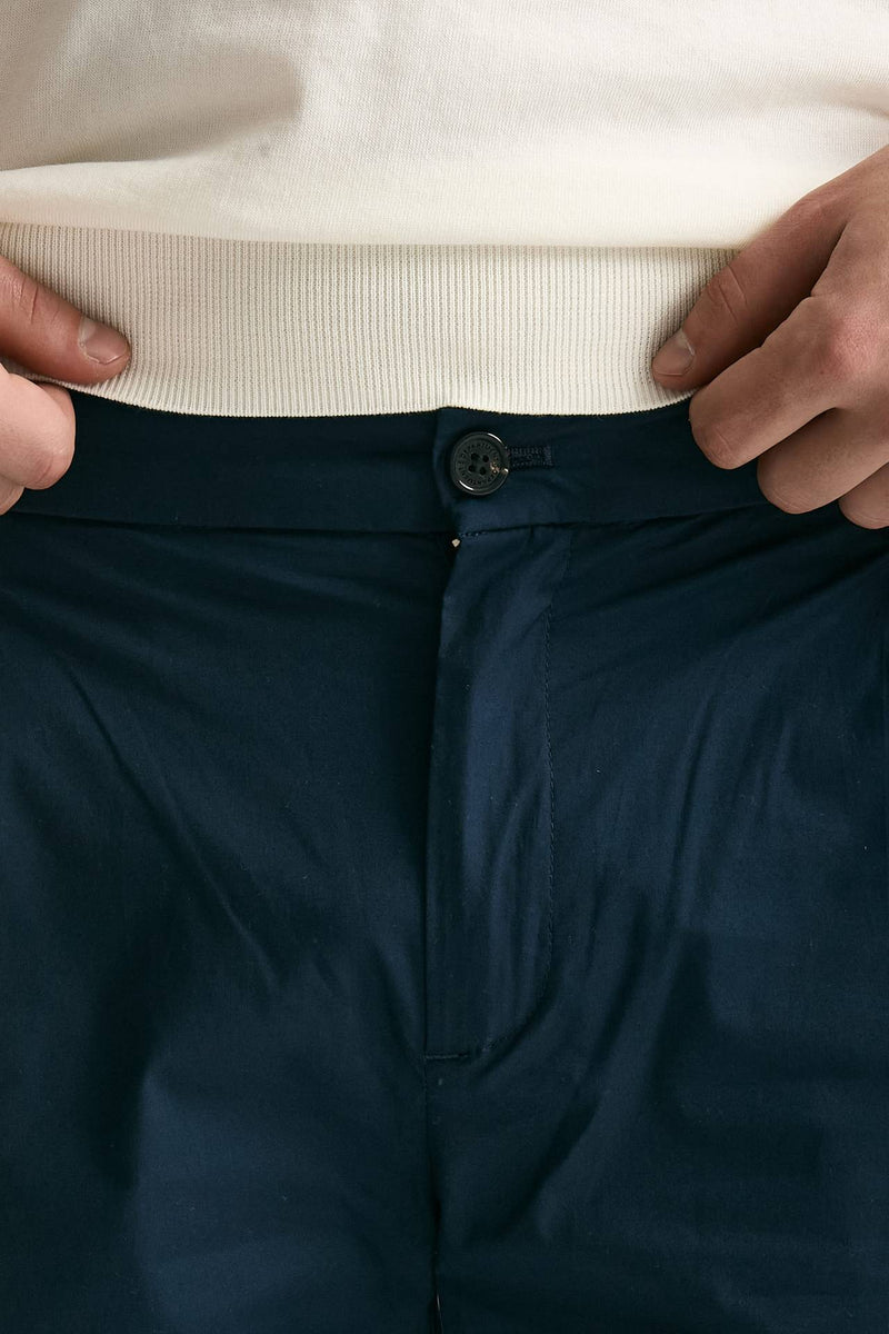Pantalone PRINCE PENCES in cotone stretch blu men Department five - 6