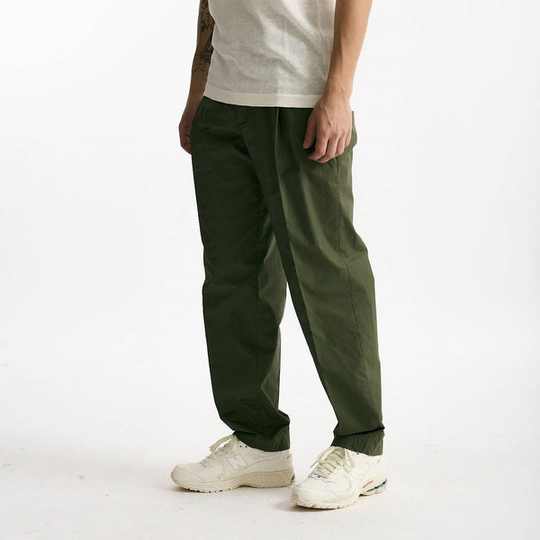 Pantalone GIN in cotone e lino stretch verde men Department five