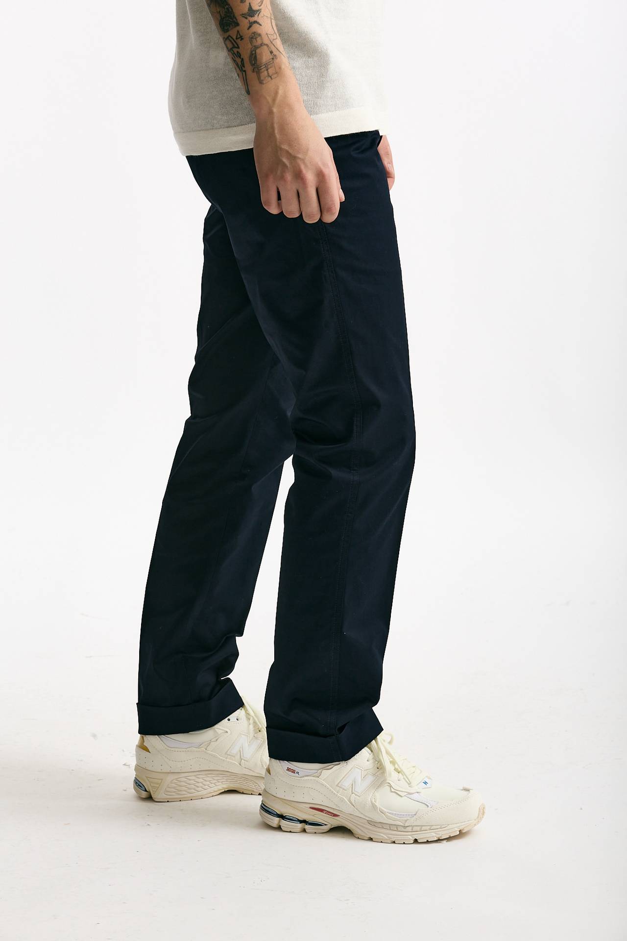 Pantalone DESTINAY in cotone stretch blu men Department five - 2