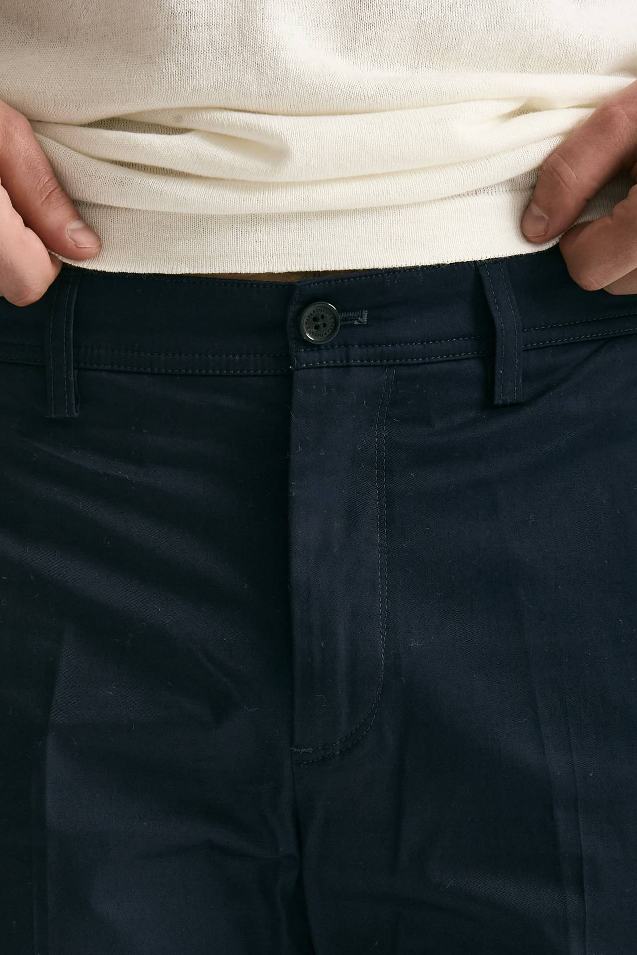 Pantalone DESTINAY in cotone stretch blu men Department five - 6