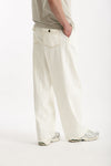 Pantalone ROGERS in cotone fermo denim bianco men Department five - 1