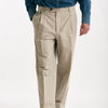 Pantalone RUSHEN in cotone e lino stretch beige men Department five - 8
