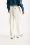 Pantalone RUSHEN in cotone e lino stretch bianco men Department five - 3