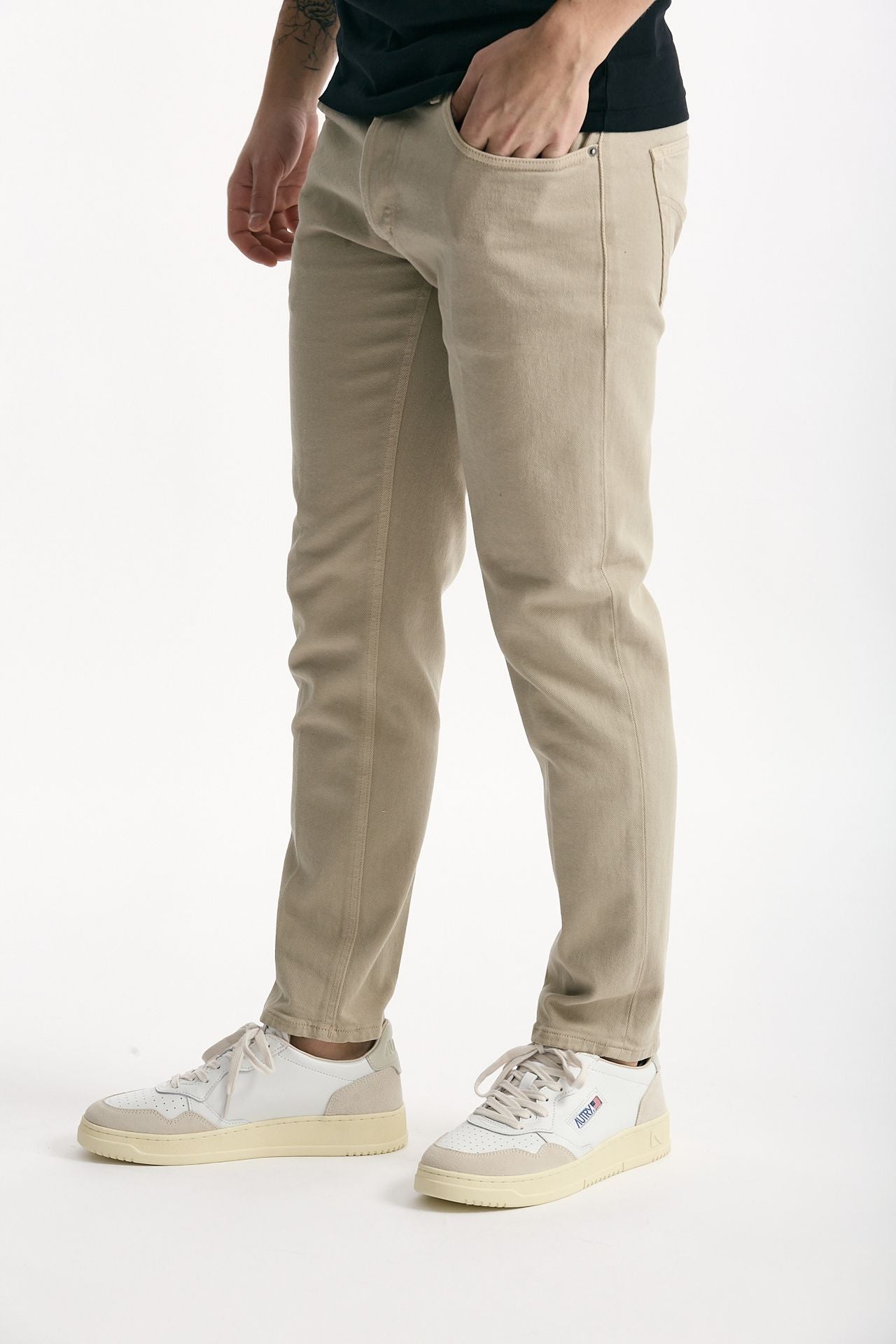 Jeans BRIGHTON beige men Dondup - 4