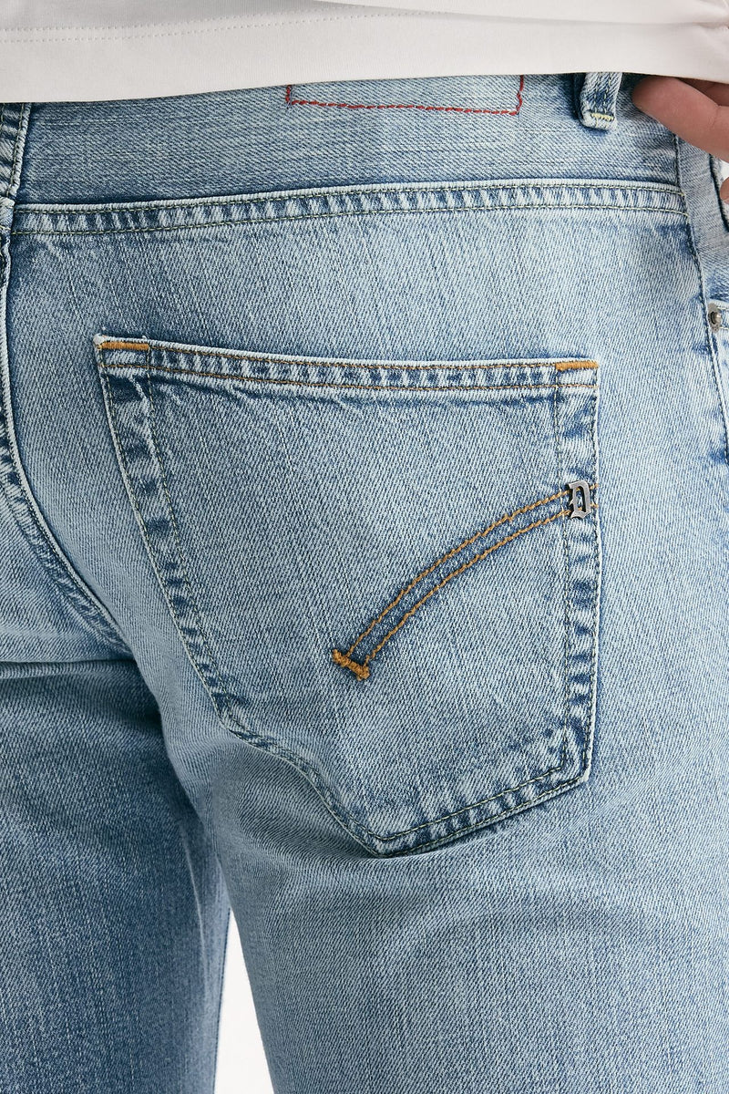 Jeans BRIGHTON cotone fermo lavaggio chiaro men Dondup - 6
