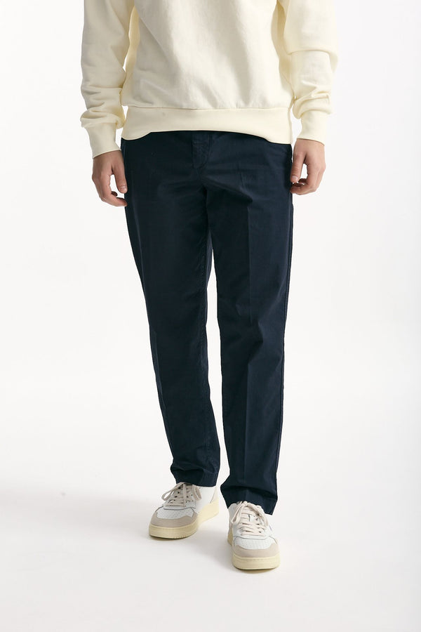 Pantalone ZYAN in cotone blu men Dondup