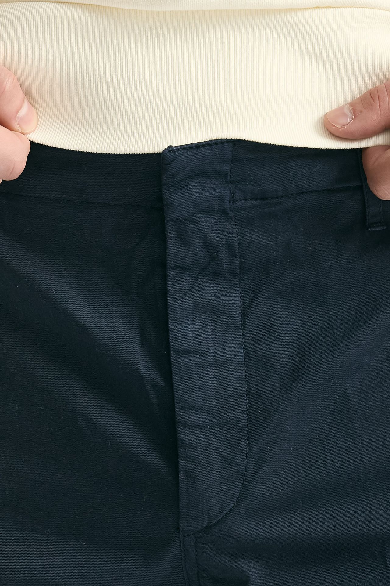 Pantalone ZYAN in cotone blu men Dondup - 5