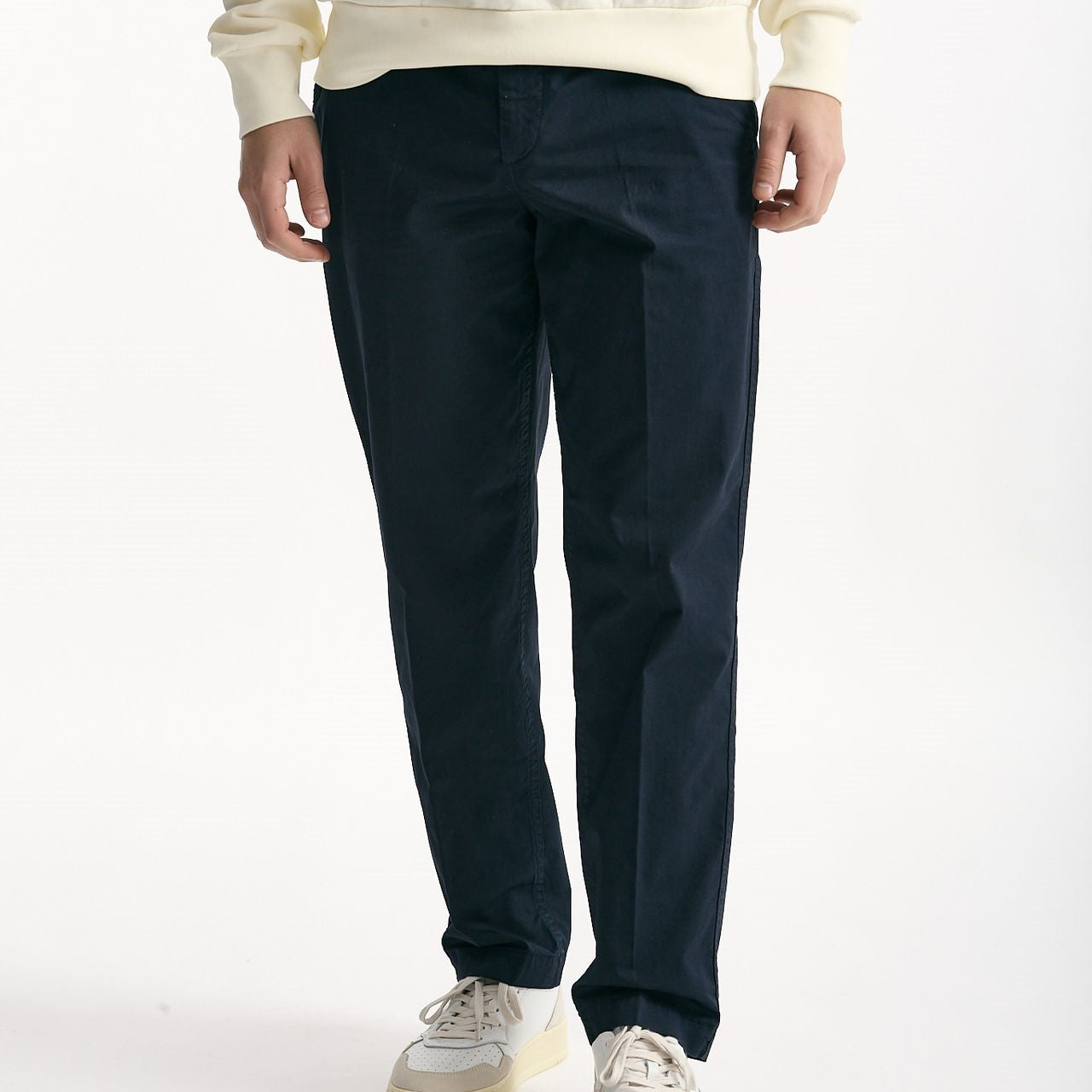 Pantalone ZYAN in cotone blu men Dondup - 7