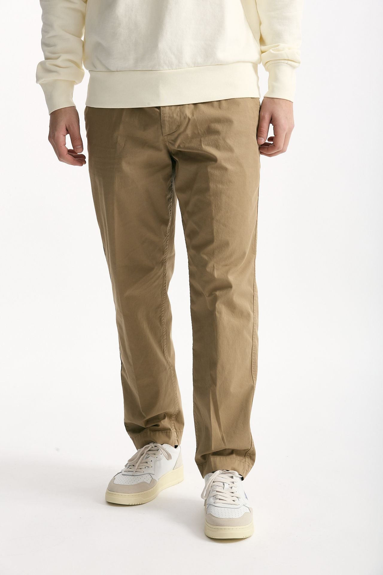 Pantalone ZYAN in cotone beige men Dondup - 1