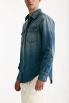 Camicia in cotone fermo denim medio men Dondup - 4