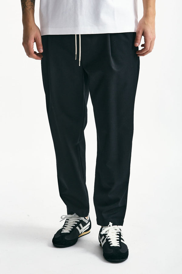 Pantalone in misto lana nero men Drôle de monsieur