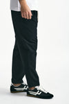 Pantalone in misto lana nero men Drôle de monsieur - 2