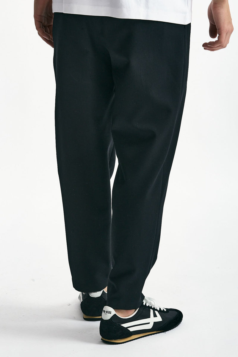 Pantalone in misto lana nero men Drôle de monsieur - 3