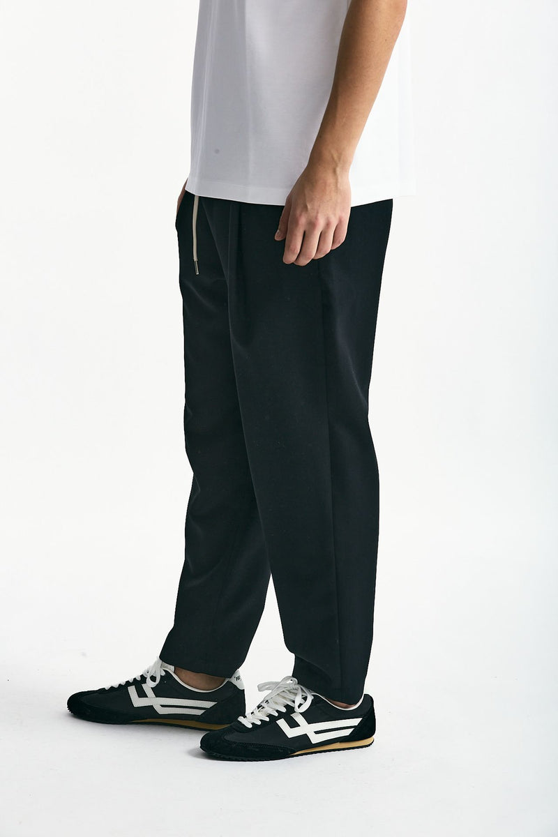 Pantalone in misto lana nero men Drôle de monsieur - 4