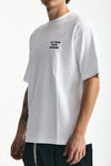 T-shirt in cotone bianco men Drôle de monsieur - 4