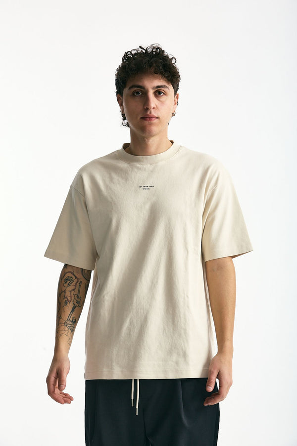 T-shirt in cotone tortora men Drôle de monsieur