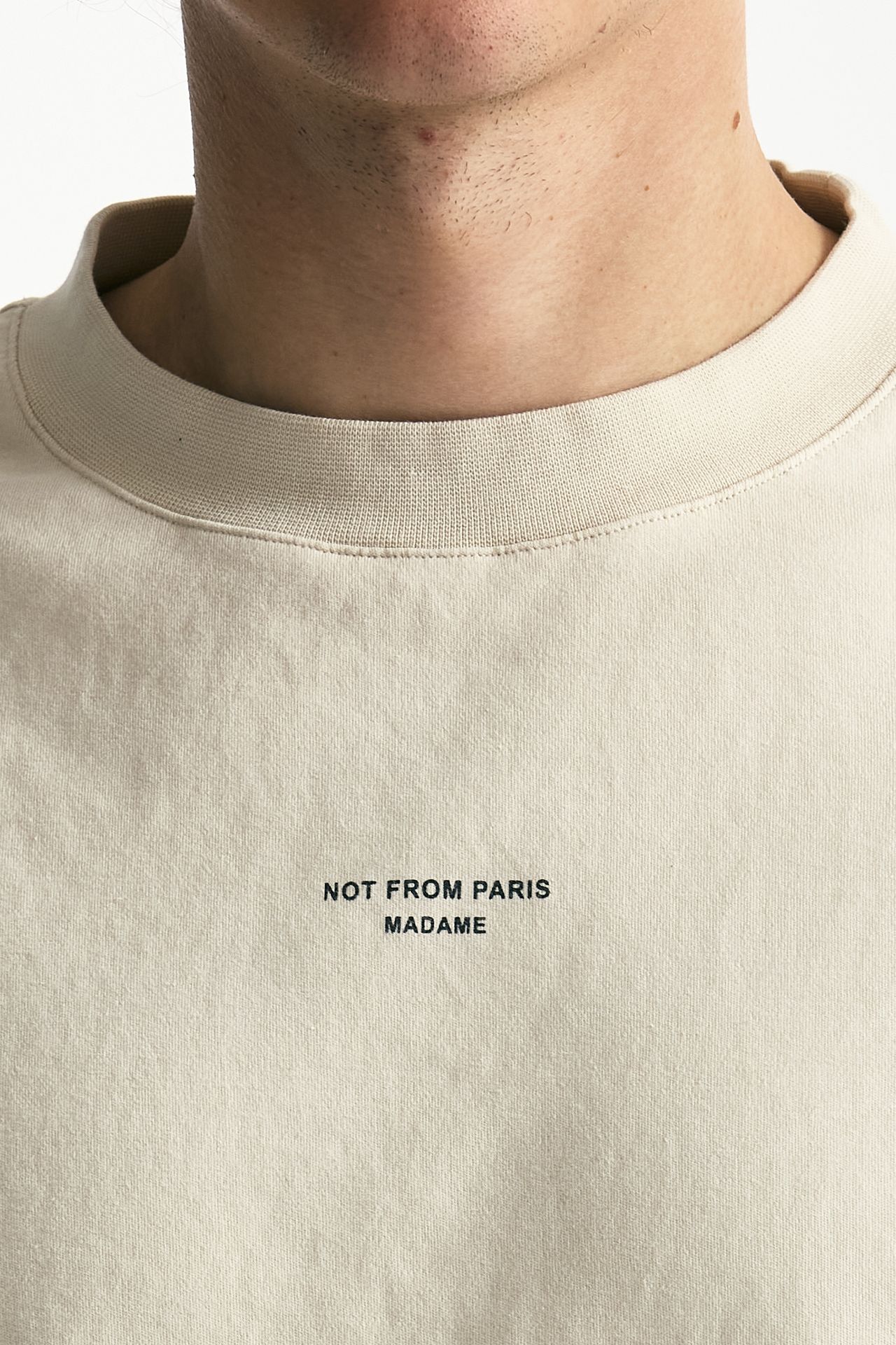 T-shirt in cotone tortora men Drôle de monsieur - 5