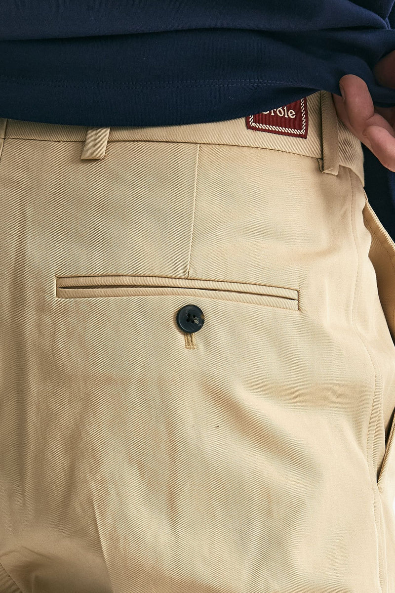 Pantalone in cotone beige men Drôle de monsieur - 6
