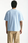 T-shirt in cotone azzurro men Drôle de monsieur - 3