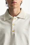 Felpa polo in cotone grigio men Drôle de monsieur - 5
