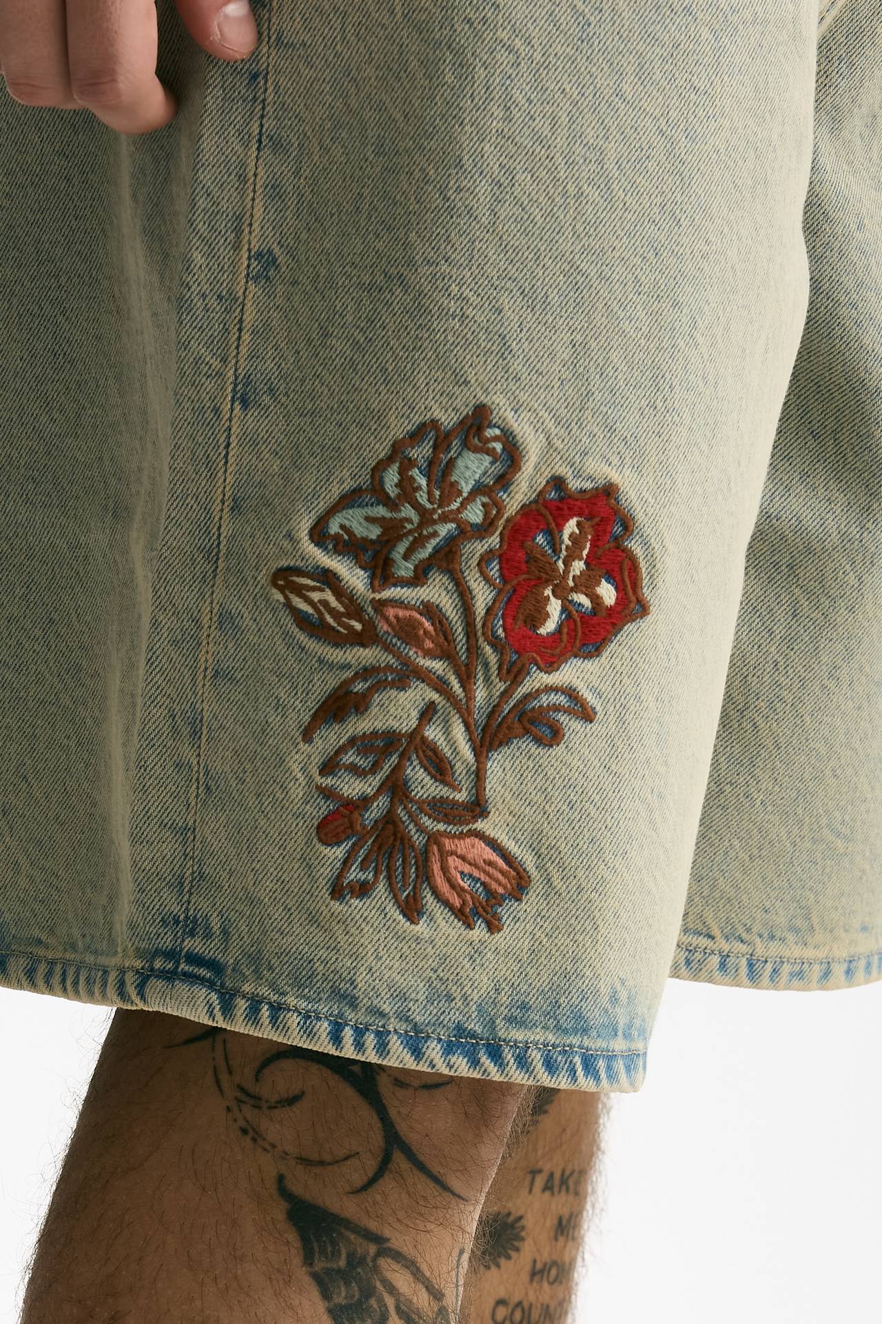 Bermuda in denim lavaggio chiaro men Drôle de monsieur - 6