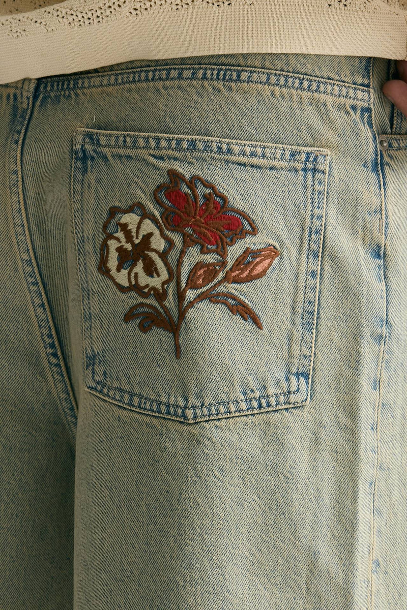 Bermuda in denim lavaggio chiaro men Drôle de monsieur - 7