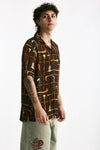Camicia in viscosa fantasia multicolor men Drôle de monsieur - 2