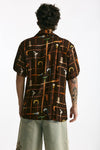 Camicia in viscosa fantasia multicolor men Drôle de monsieur - 3