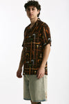 Camicia in viscosa fantasia multicolor men Drôle de monsieur - 1