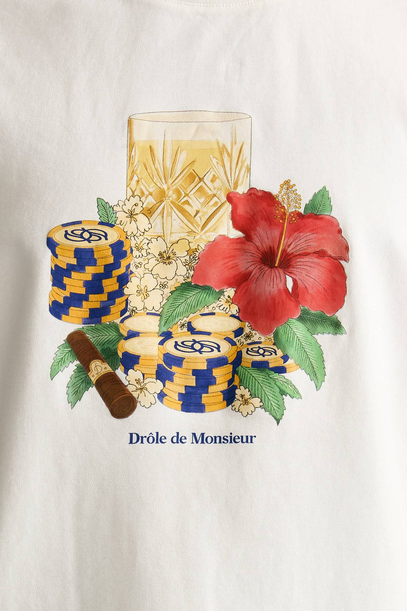 T-shirt in cotone bianco men Drôle de monsieur - 5
