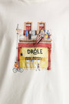 T-shirt in cotone bianco men Drôle de monsieur - 5