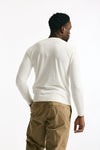 Maglia girocollo in cotone bianco men Drumohr - 3