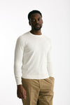 Maglia girocollo in cotone bianco men Drumohr - 4