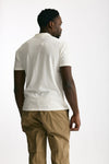 Cardigan mezza manica in cotone bianco men Drumohr - 3