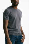 T-shirt in cotone grigio men Drumohr - 4