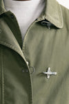 Giubbino in cotone twill lavato verde men Fay - 6