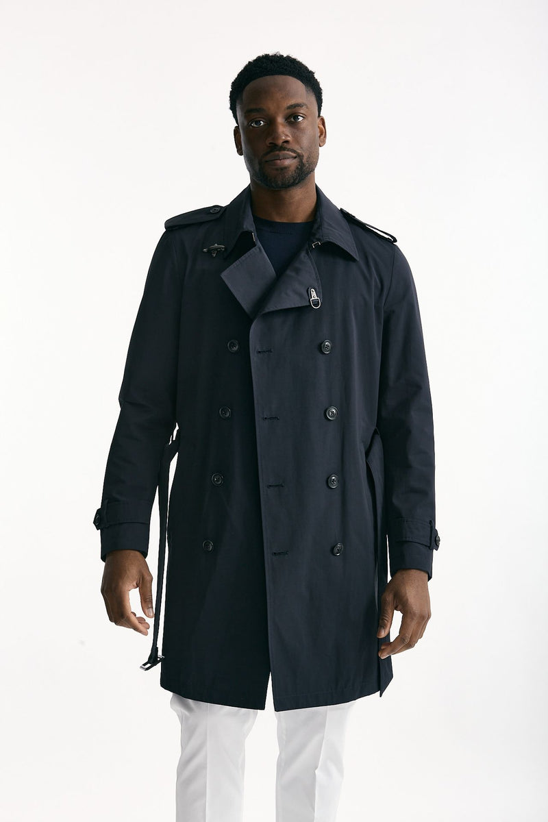 Trench FAY in nylon blu men Fay - 2