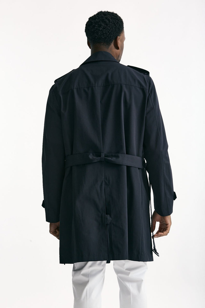 Trench FAY in nylon blu men Fay - 4