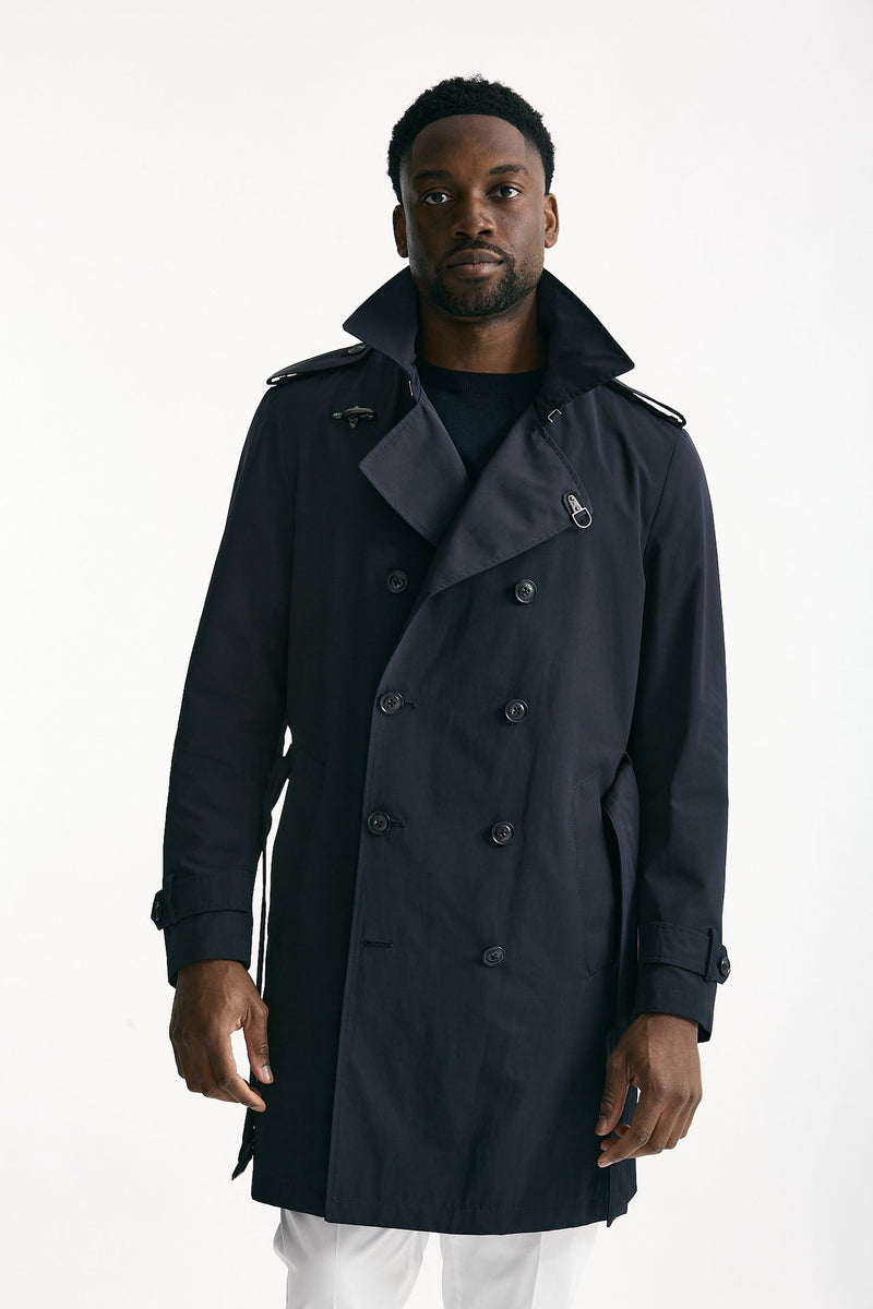 Trench FAY in nylon blu men Fay - 5