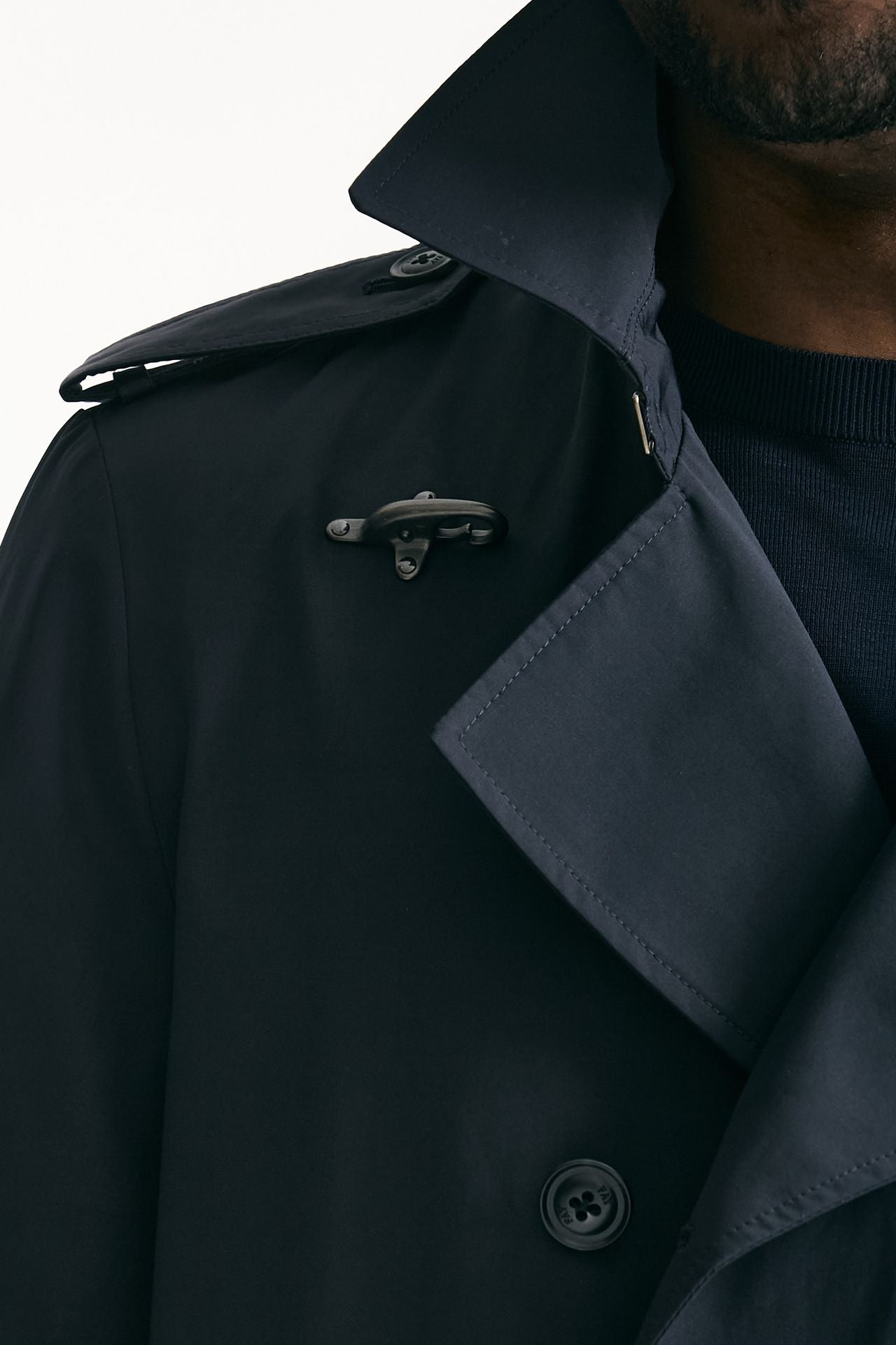 Trench FAY in nylon blu men Fay - 6