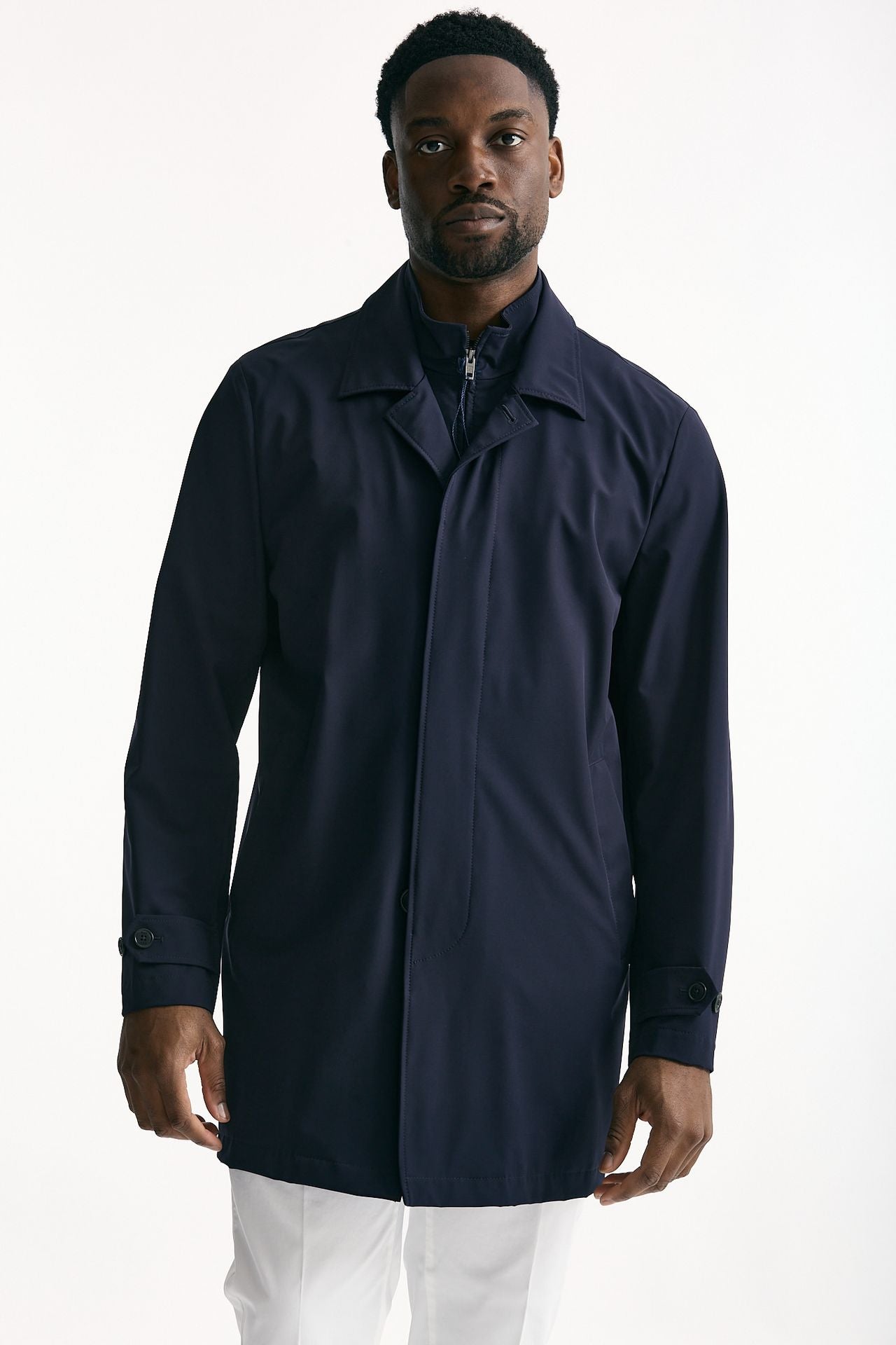 Soprabito in nylon stretch blu men Fay - 7