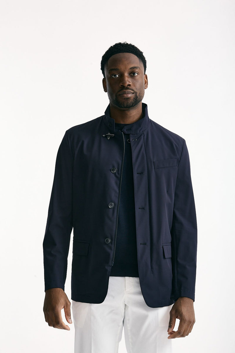 Giacca in nylon stretch blu men Fay - 2