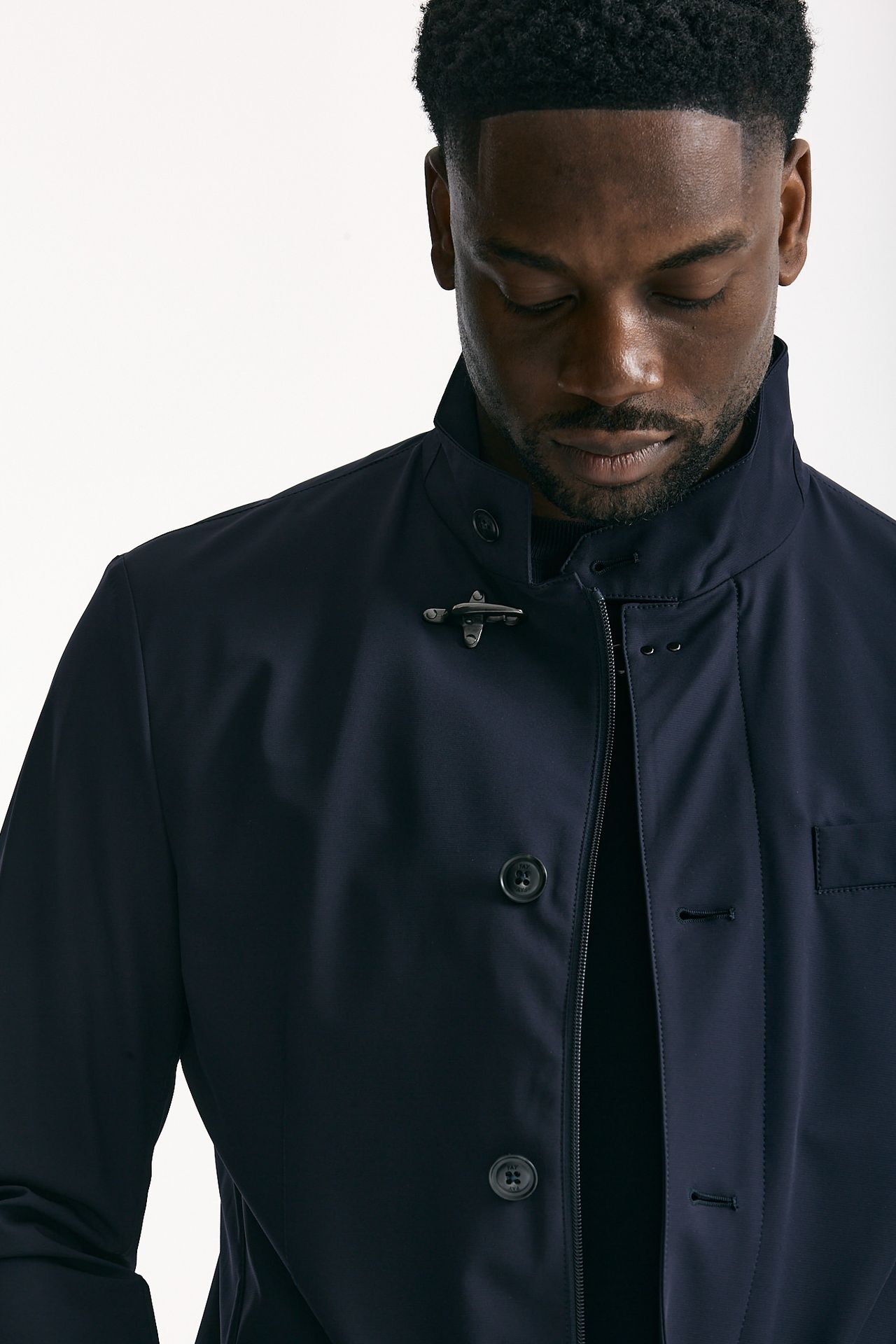 Giacca in nylon stretch blu men Fay - 5