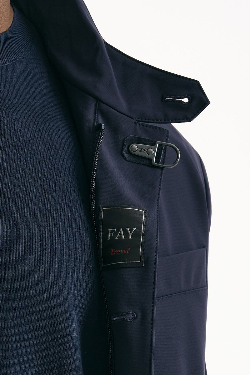 Giacca in nylon stretch blu men Fay - 7