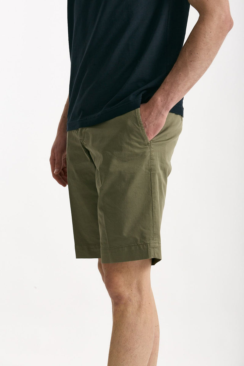 Bermuda  in cotone stretch verde men Fay - 4